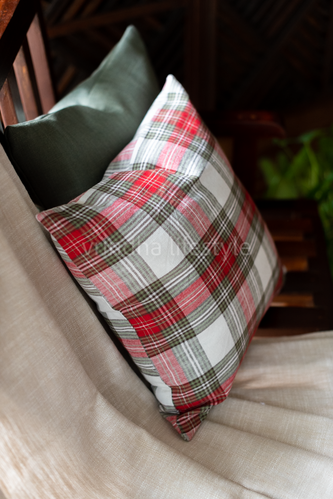 WOVEN COTTON CUSHION COVERS-Single unit