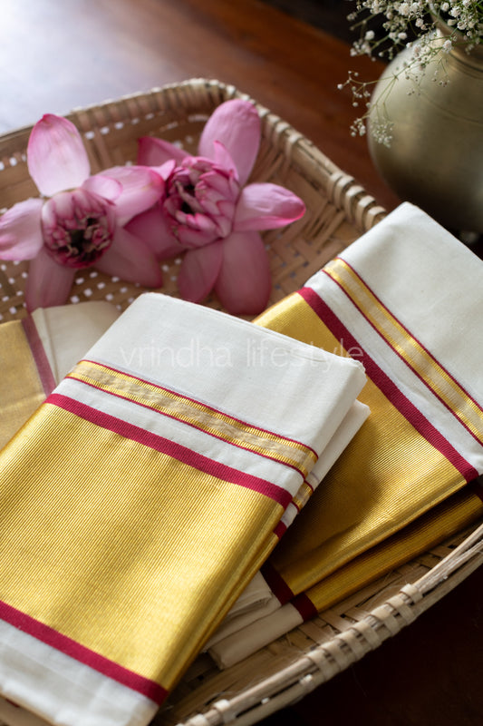 Kerala Set Mundu-Handloom