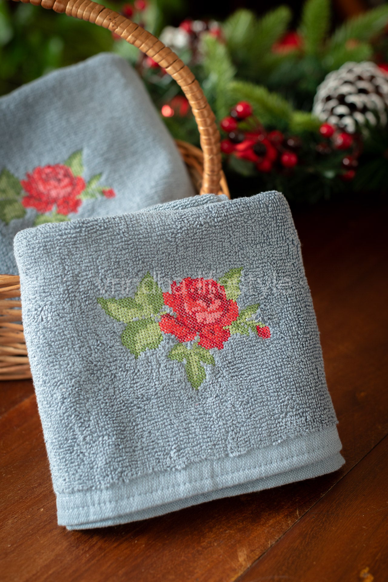 SOFT HAND TOWEL with embroidery -17x24 inches( single unit)-customisable