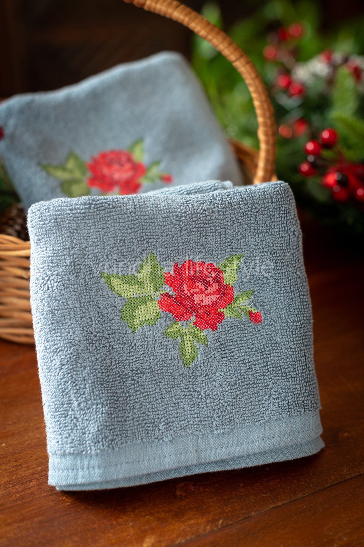 SOFT HAND TOWEL with embroidery -17x24 inches( single unit)-customisable