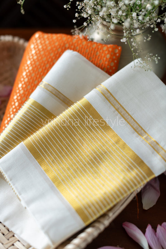 Kerala Set Mundu-Handloom