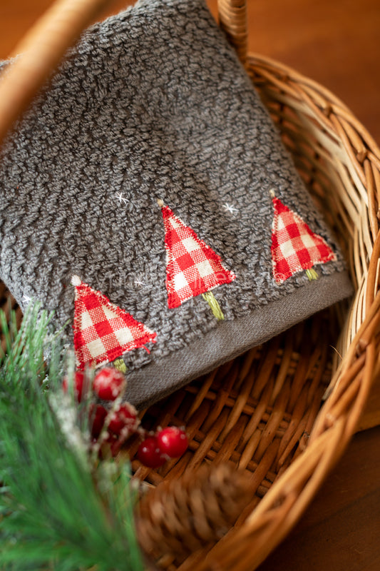 SOFT HAND TOWEL with hand embroidery -16x24 inches( single unit)