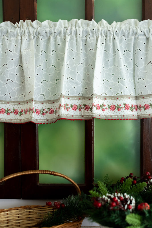 KITCHEN VALANCE-Cotton Hakoba