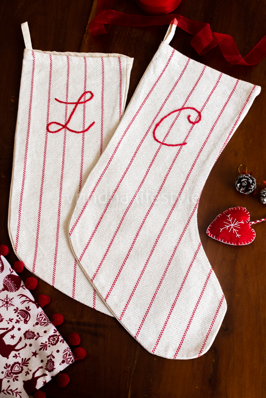 MONOGRAM CHRISTMAS STOCKING-Single Unit