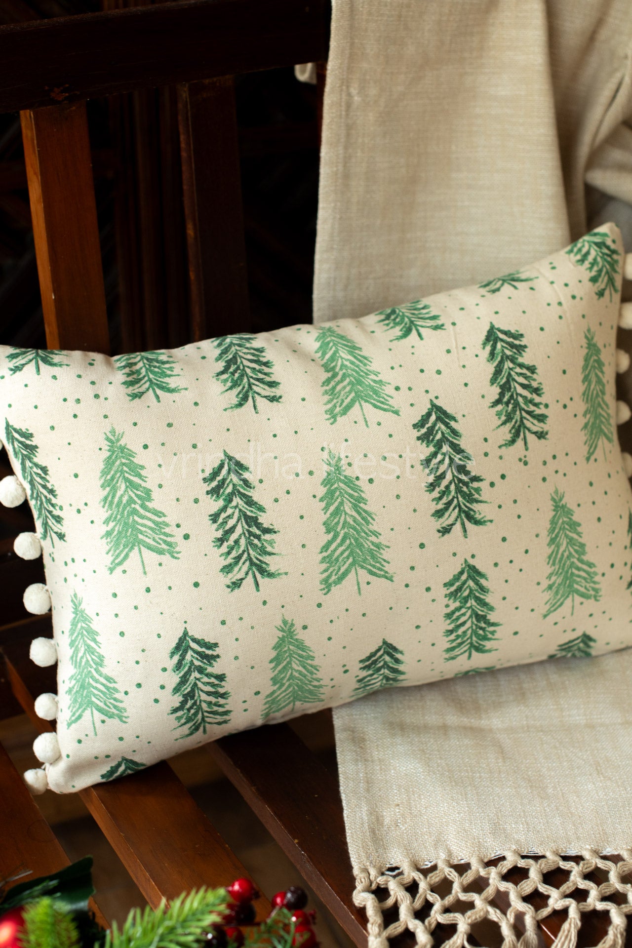 Reversible Lumbar pre-filled cushion cushion-12x18 inches-single unit