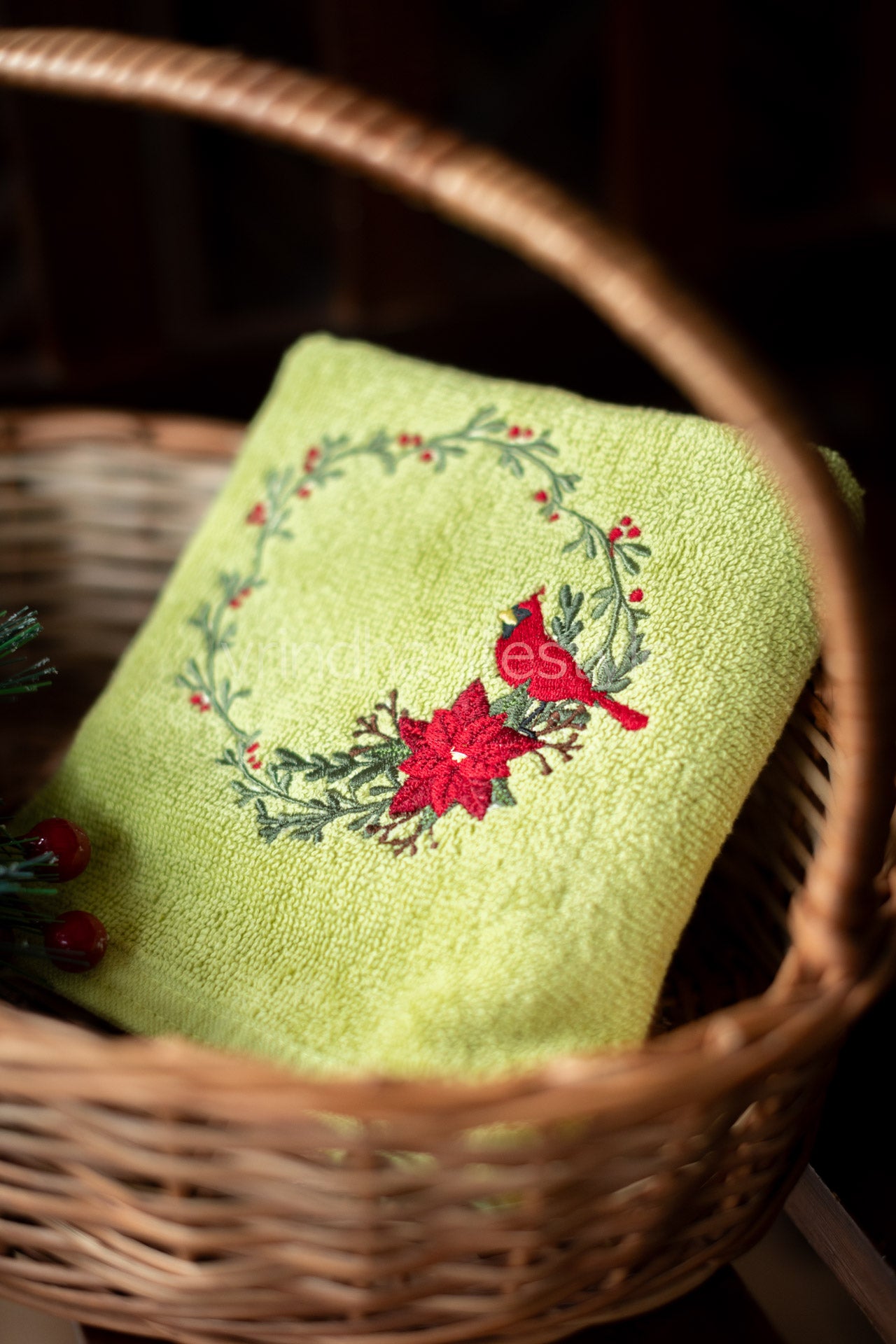 SOFT HAND TOWEL with embroidery -17x25 inches( single unit)