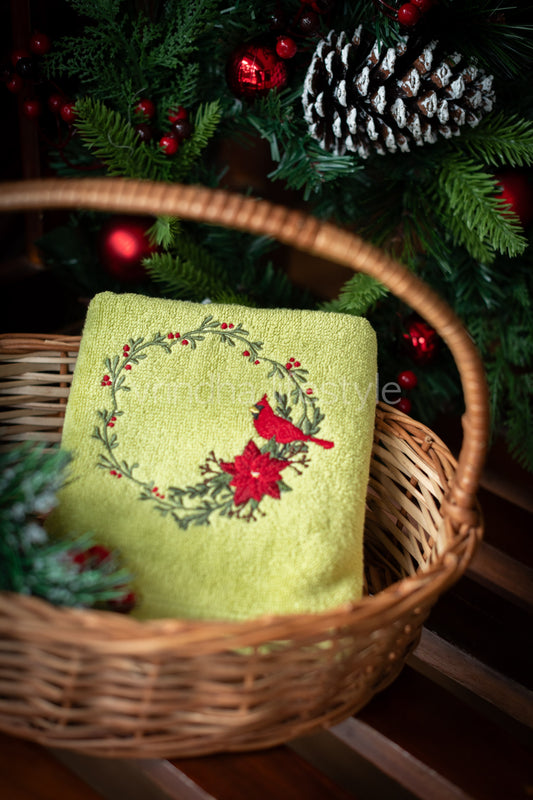 SOFT HAND TOWEL with embroidery -17x25 inches( single unit)