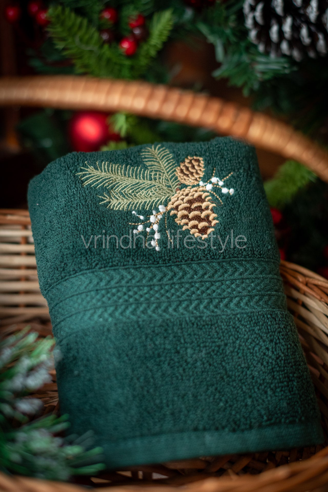HAND TOWEL with embroidery -15x24 inches( single unit)-customisable
