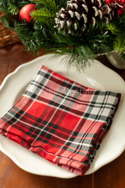 TABLE NAPKIN SET- Woven acrylic fabric-Set of 6