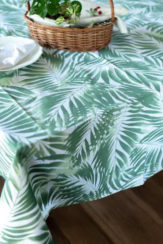 Tropical print table cloth-6/8 seater