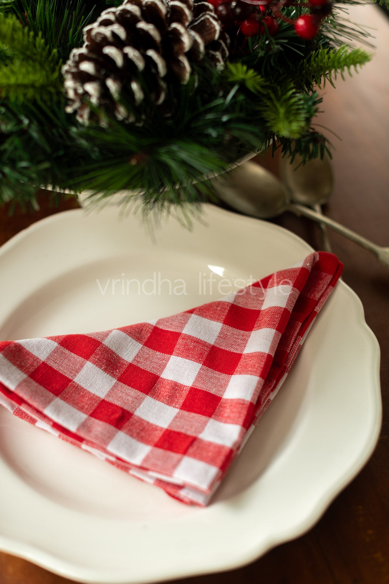 TABLE NAPKIN SET- Woven  cotton Set of 6