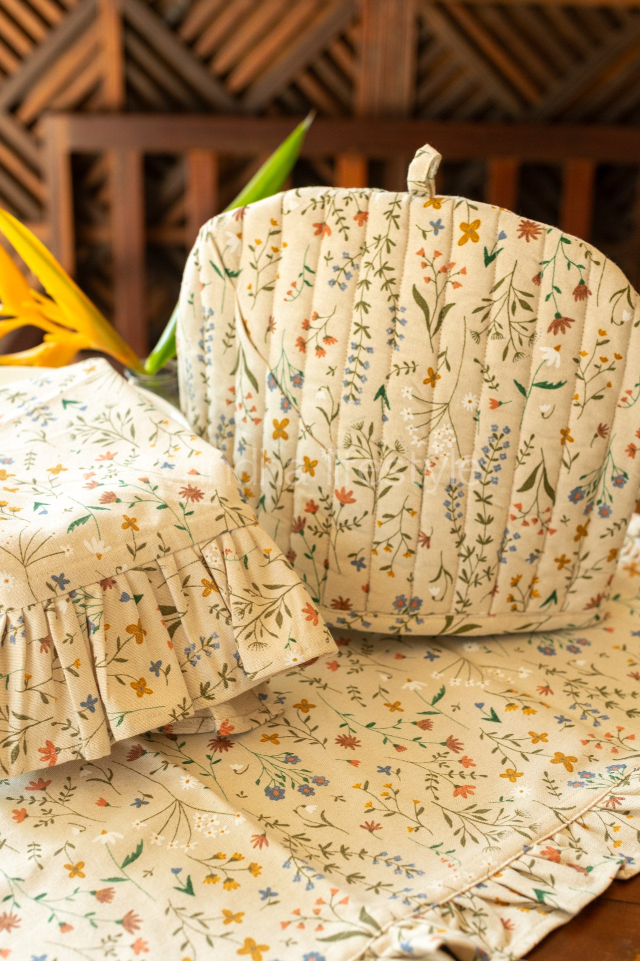 Tea cozy Set-Tea cozy with tea towel-2 piece set