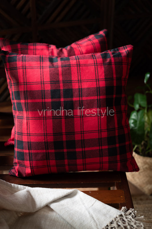 WOVEN COTTON CUSHION COVERS-16 inches -Single Unit