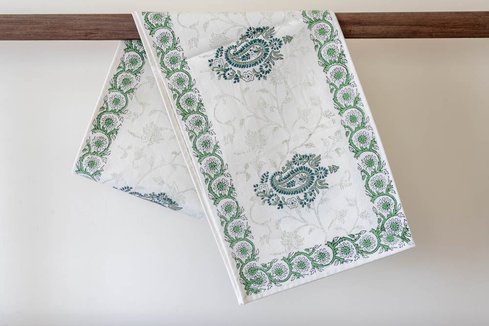 HANDBLOCK PRINTED TABLE RUNNERS (13x72)