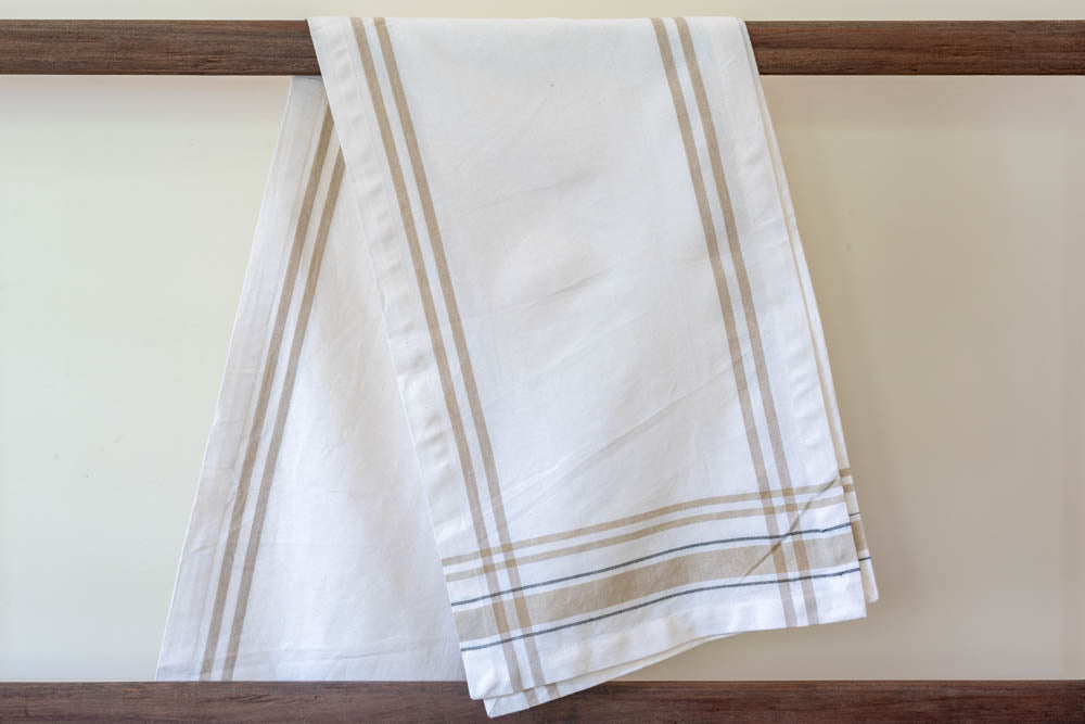 COTTON STRIPE TABLE RUNNER (14x108 inches)