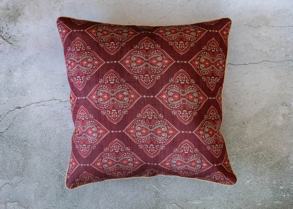 ETHNIC PURE SILK CUSHION COVERS-16 x 16 inches (Single unit)