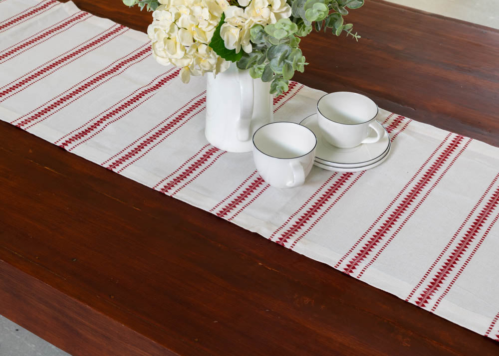 COTTON TABLE RUNNER (14 x 108 inches)