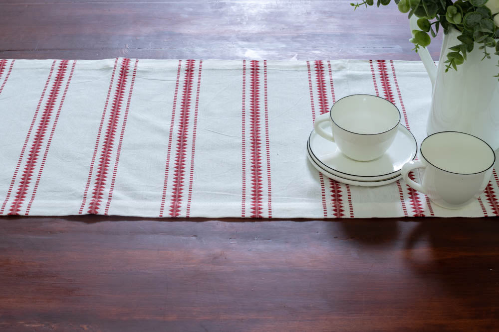 COTTON TABLE RUNNER (14 x 108 inches)