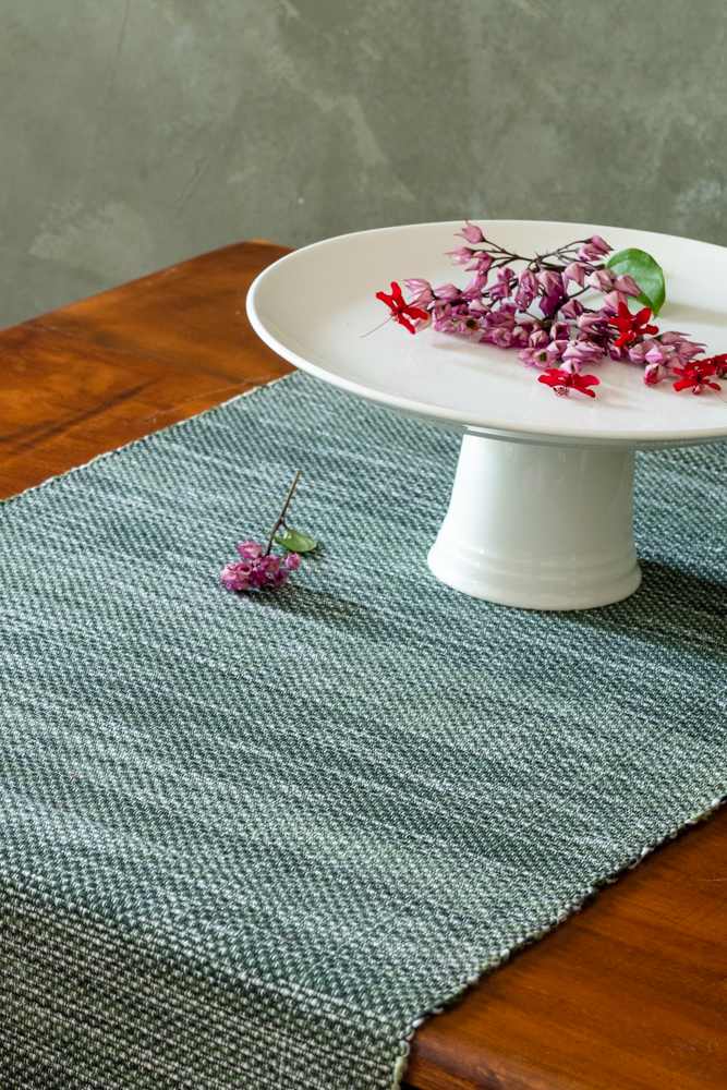 COTTON TABLE RUNNER-71 x 14 inches