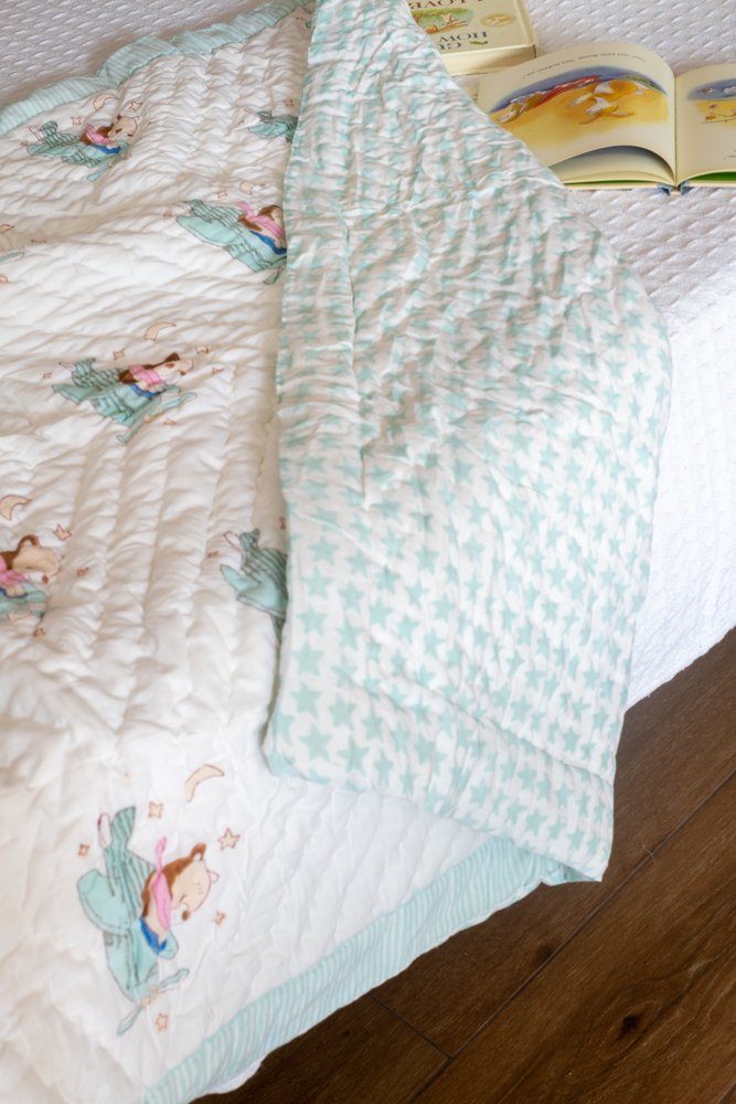 soft cotton kids quilt