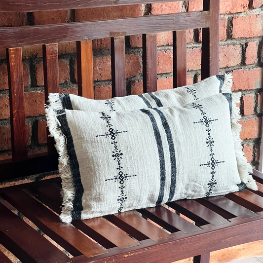 handloom lumbar cushion covers