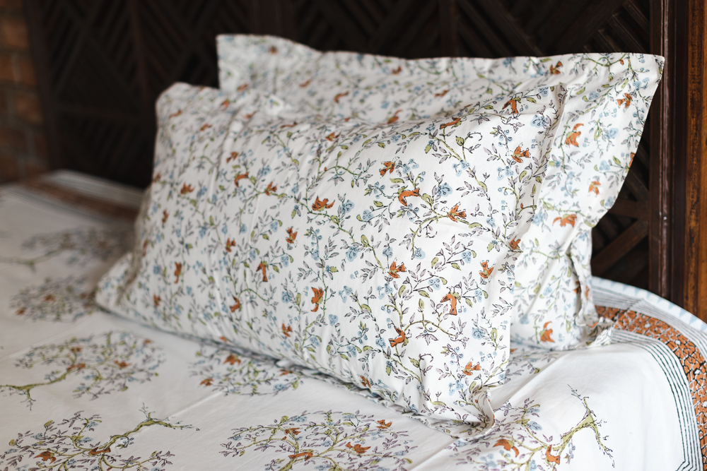 COTTON PRINTED BEDSHEET SET-King Size